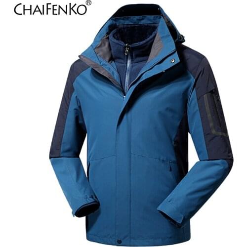 CHNIFENKO Winter Outdoor Sports Jacket Men Camping Hiking Windproof Warm Windbreaker Coat Men Fashion Casual Couple Jacket Women