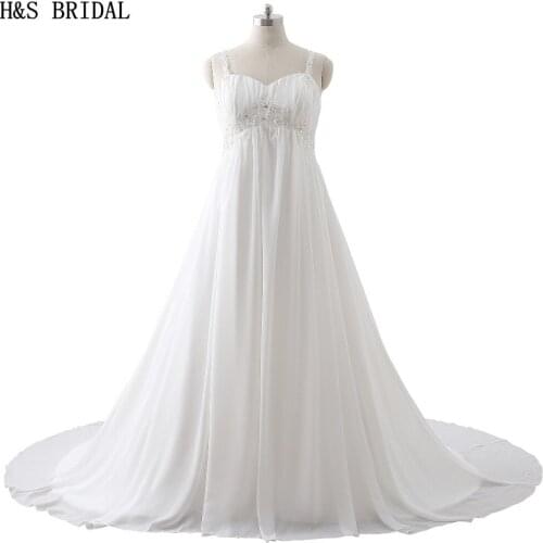 Шифоновые свадебные платья H&S BRIDAL China At AliExpress