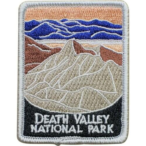 Hot! Death Valley National Park Patch - California, Nevada, Desert Badge (Iron on) (Size is about 6-7.7 cm)