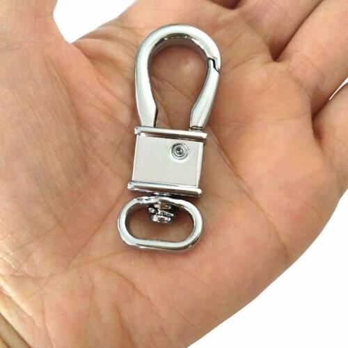 15pcs/lot Nickel Trigger Metal Swivel Clips Snap Hook 14mm Alloy Swivel Clasps DIY Dog Cat Leashes Bags Straps Accessories