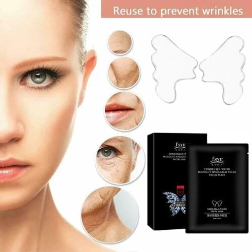 Reusable Silicone Wrinkle Remove Sticker Facial Forehead Neck Eye Sticker Pad Anti Wrinkle Aging Skin Lifting Patch Skin Care