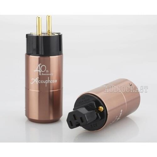 New Accuphase EU Schuko Power Plug, US version Amplifier CD DVD player Audio AC Power Cord Power Cable Connector Plug