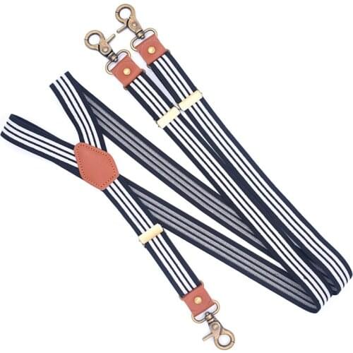 New Suspenders Fashion Hook Braces Elastic Adjustable Suspensorio Bretelles Tirantes Casual Trousers ligas Fathers Gift