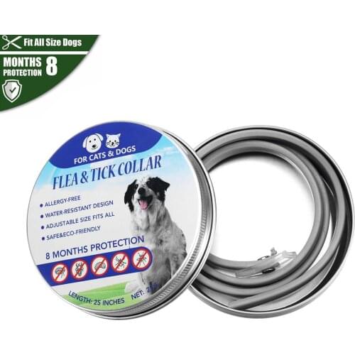New Pet Anti Flea Anti Mosquito Insect Collar Adjustable Flea Tick Anti Insect Collar 8 Months Protection For Cats Dogs