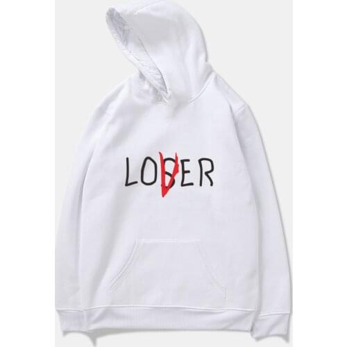Coat New arrival It Losers Club Hoodie Sweatshirt Men Women Loser Lover It Inspired Hoodies Famous Brand Loser Lover Hoodies