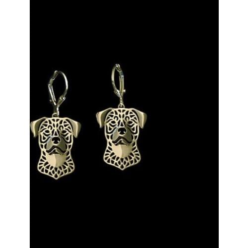 Hollow Pet Rottweiler Drop Earrings Pet Dog Earrings( 2 Colors Free Collocation )