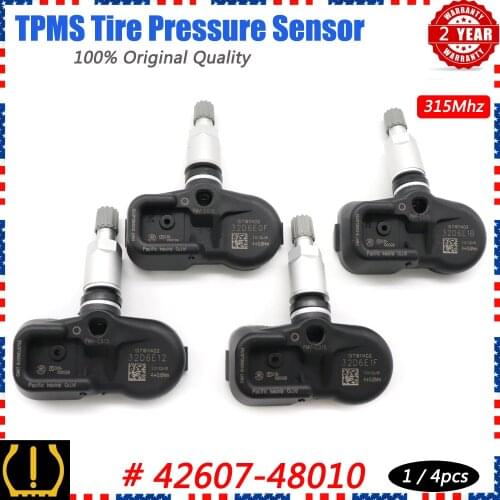 Xuan TPMS Tire Pressure Sensor Monitoring System 42607-48010 for Toyota Avalon Camry RAV4 Tacoma Land Cruiser 315Mhz PMV-C015