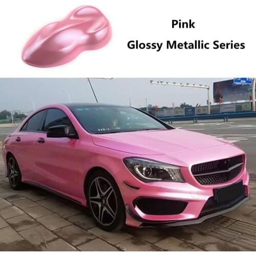 Sunice Metallic Pink Vinyl Supper Glossy Car Wrap Sheet Vinyl Film Car Body Color Change Decorative Sticker Air Bubble Free