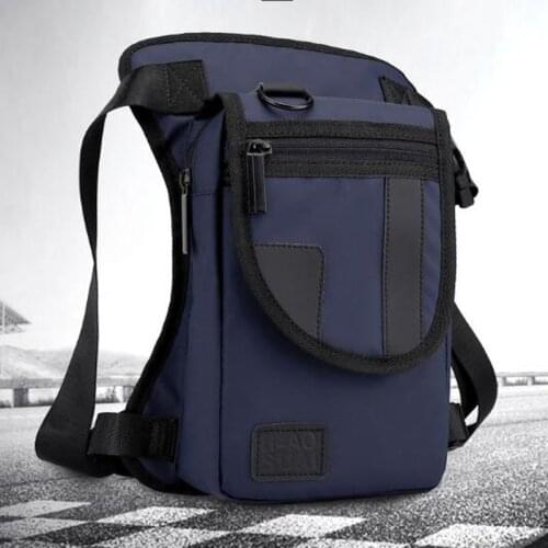 New Men Waterproof Oxford Ride Leg Bag Drop Fanny Waist Bags Military Motorcycle Riding Waist Leg Bag Crossbody Bag