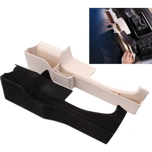 For Toyota Land Cruiser Prado FJ150 Storage Box Car Organizer Seat Gap Car Seat Side Slit for Wallet Phone Coins Cigarette Keys