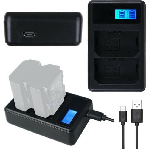 USB Dual Charger Battery NP-FZ100 Camera Charger for Sony A9 A9S A9R A7R3 A7M3