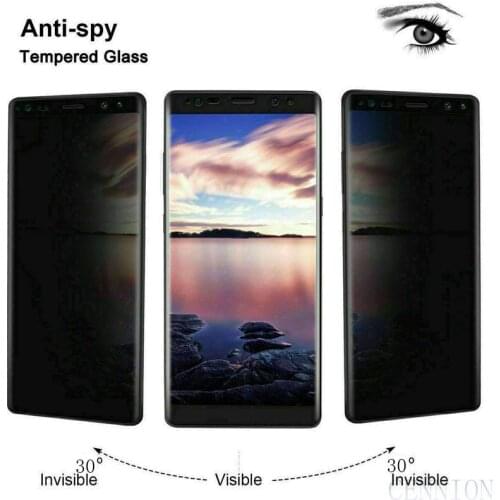 Anti-Spy Privacy Tempered Glass Silk Screen Protector for Samsung Galaxy S21 S30 Plus S20 Lite Note 21 20 10 FE 5G 100pcs