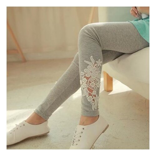 2020 spring summer fashion lace carved leggings lady Punk rock pant Women travel street slim Leggings