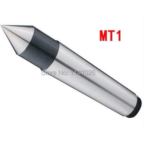 1 PCS Lathes Tailstock Machine Tool MT1 Morse Taper Alloy Solid Dead Center Drilling Lathe machine Support the Tailstock End