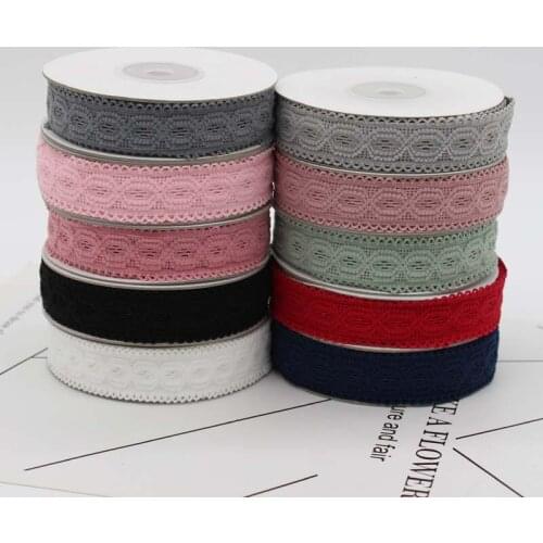 2.0cm Nylon lace tape elastic ribbon lacy elastic edge DIY shoe hair garment embroider accessories