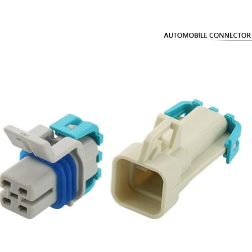 20 Set 4 Pin LS2 Oxygen Sensor Male Female Grey Wiring Plug Automotive Waterproof Electrical Connector 15326423 12176896