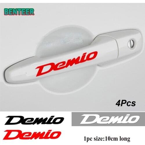 4pcs car door handle sticker For Mazda Demio
