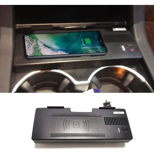 10w car qi wireless charger for Mercedes Benz GLE W166 C292 ML GLC X166 GL 2013-2019 charging case phone charger accessories