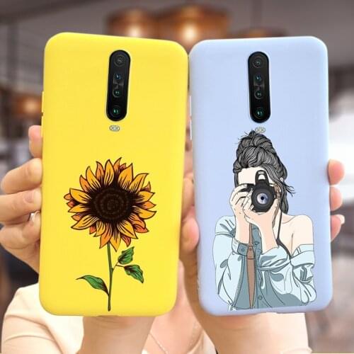 For Xiaomi Poco X2 Case Popular Sunflower Soft Slim Back Cover For Xiaomi Poco X2 PocoX2 Phone Cases 6.67'' Covers Fundas Bumper