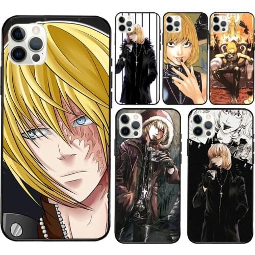 Mello Death Note Anime Case For iPhone X XR XS Max 7 8 Plus SE 2020 12 Mini 11 Pro Max Soft Phone Cover Coque