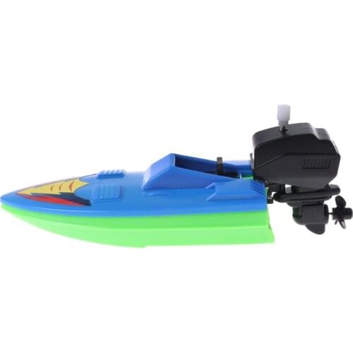 Baby Toy Kid Wind Up Clockwork Boat Ship Toys Bath Toy Play Water Bathroom