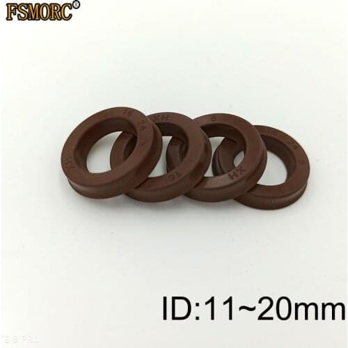 FKM oil seal UN-12*25*8 14*20*8 15*22*6 16*22*24*5/6/8 18*26*8 20*26*28*30*6/8/10 Fluorine rubber hydraulic cylinder oil seal