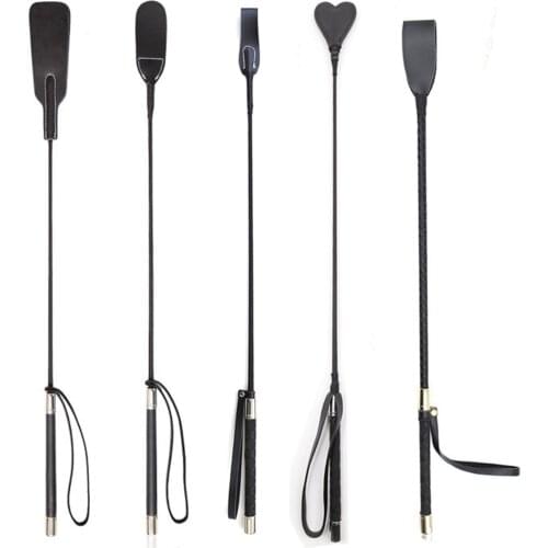 CamaTech PU Leather Spanking Knout Sexy Whip With Sword Handle Lash Fetish Flogger BDSM Horse Whips Fetish Bondage Adult Games