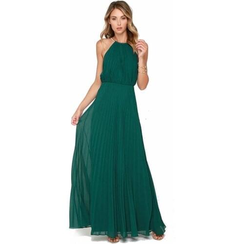 Kissly Zhao Green Summer Dresses