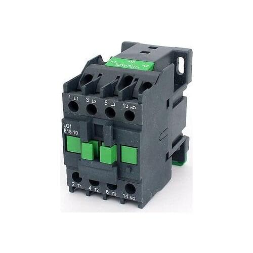 AC Contactor Motor Starter Relay 3-Phase Pole 1NO 220V Coil Voltage CJX2-1810