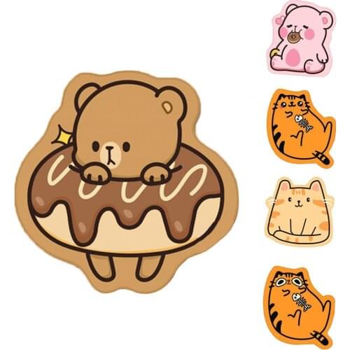 Korean version of girl heart cartoon mouse pad Small lovely Officenon-slip Creative table mat mousepad mouse pad anime