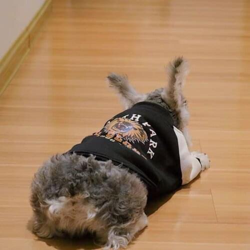 Fashion Pet Dog Baseball Uniform Warm Jacket Coat Sweater Hoodie For Small Medium Dogs Corgi Schnauzer French Bulldog Pug QNC01