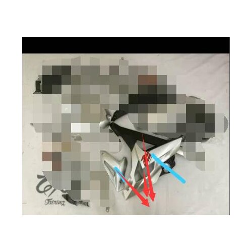 Unpainted for S1000R 15-16 kit left side of three par as mark Bodykits Cowlings Carenature Iniezione S1000 R 2015-2016