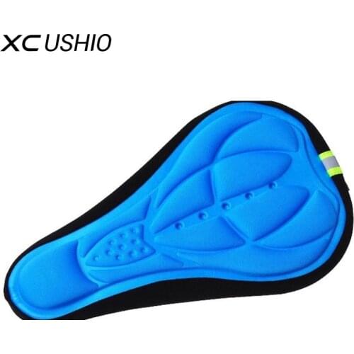New Bicycle Saddle Cycling Seat Mat Comfortable Cushion Soft Seat Cover For Bicycle Mountain Bike Seat Cushion 4 Colors