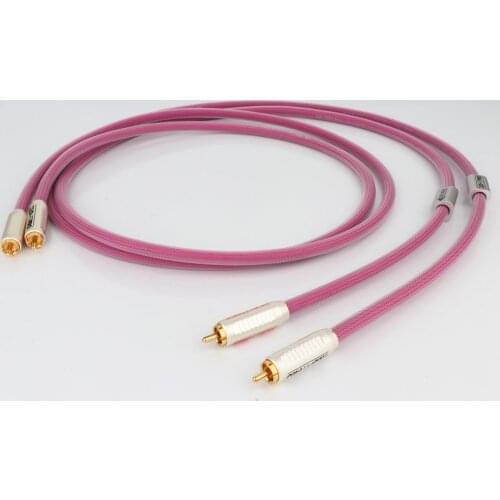 Pair HiFi Gold Plated RCA Plug HTP1 PRO RCA XLO Audio Cable CD Amplifier Player Speaker RCA Interconnect Cable