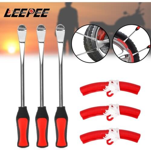 Motorcycle Bicycle Tire Changing Levers Auto Spoon Tire Kit Changing Lever Tools Rim Protector Professional Tire Repair Tool