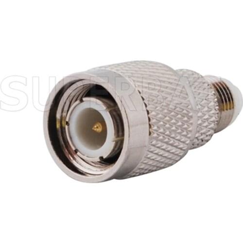 Superbat TNC-FME Adapter TNC Male Plug to FME Female Jack Straight RF Coaxial Connector