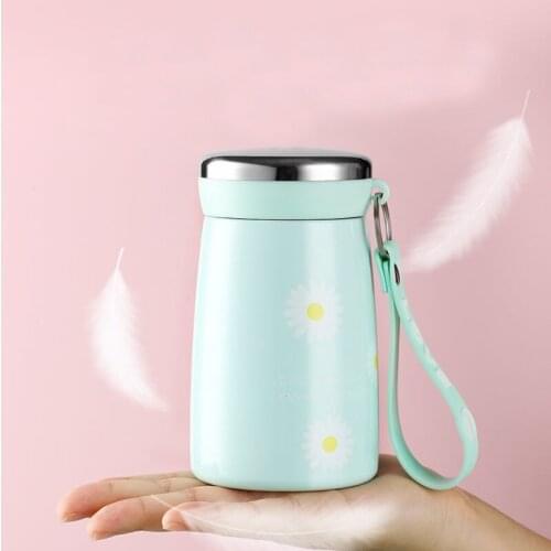 New 320ml Thermos Cup 316 Stainless Steel Water Bottle Temperature Thermos Coffee Vacuum Flasks Tea Milk Children Friend Gift
