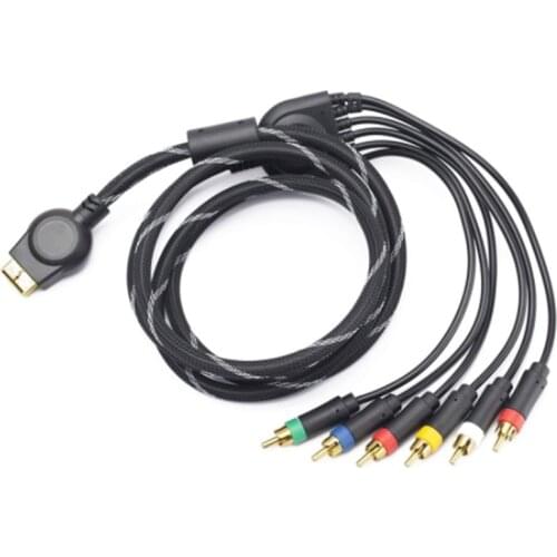 Top Suitable for PS2/PS3 Component Cable 1.8M Suitable for PS 2/3 High Resolution Game Cable Accessories