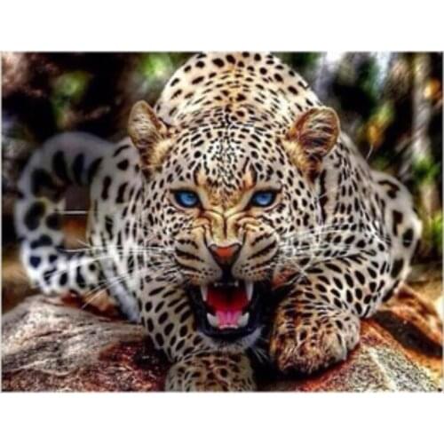 Animals Diamond Art Leopard Mosaic Embroidery Painting Large Size Stones Drawing Picture Wall Decor Handcraft Gift New Arrival