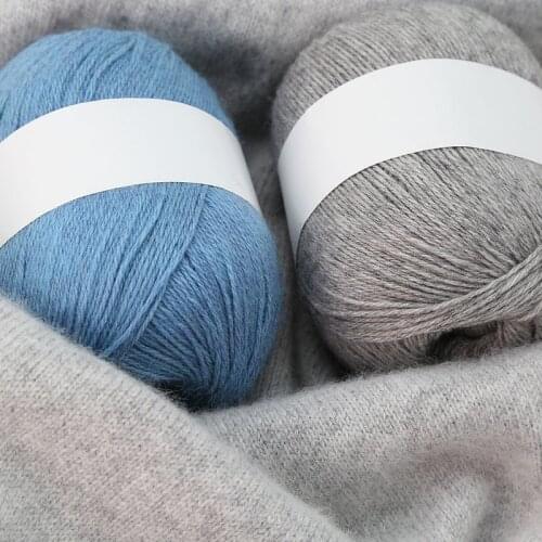 50 grams Long Plush Mink Cashmere Yarn Hand-knitted Wool Cashmere Knitting Yarn Ball Scarf Wool Yarn for baby