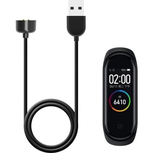 50cm 100cm USB Cable Charging Dock For Xiaomi Mi Band 5 Smart Bracelet Portable Durable Travel Charger Adapter Cable Accessories