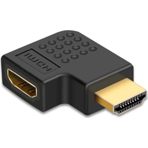 HDMI-Compatible Adapter 90 Degree Right Angle HDMI-Compatible Extender HDMI-Compatible Male To Female Cable Connector