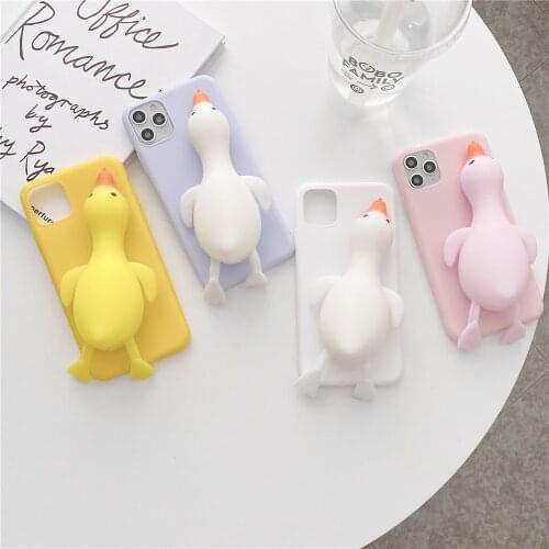 Relive Stress pop Bubble Duck Case For Huawei Mate 10 20 30 Lite 40 P Smart Z S Plus Y6s Y7 Y8P Y9A Prime 2019 Fidget Toys Cover