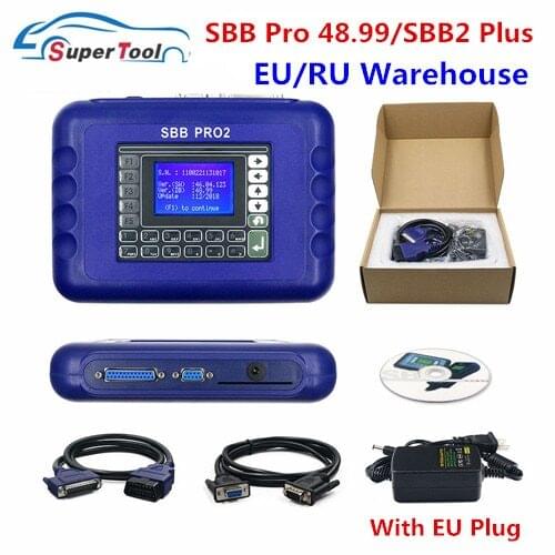 Car Key Programmer SBB Pro2 V48.99 V46.02 Key Maker Super SBB2 PLUS Key Programmer IMMO/Odometer/TPMS/EPS/BMS Key Transponder