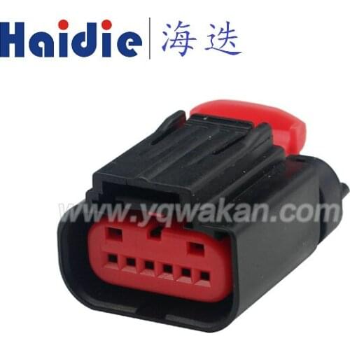 Free shipping 2sets 6pin Auto Electronic plug harness plastic connector 1-1419168-1