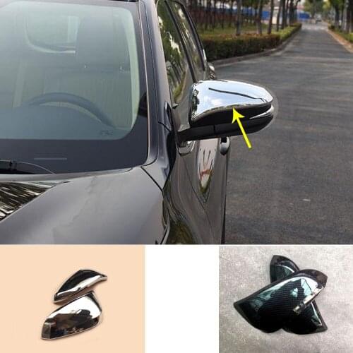 For Toyota Noah Voxy 80 Series 2014 2015 2016 2017 2018 Car Back Rear View Rearview Side Mirror Trim Panel Lamp Eyebrow Frame