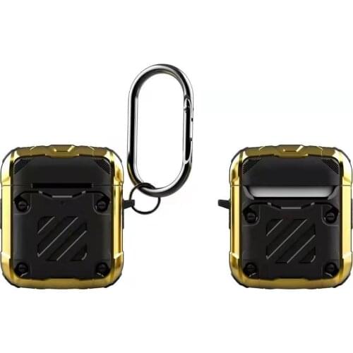 Headset case For Apple Airpods pro TPU PC Anti-fall Cover For Air Pods 2 1 box Accessories Wireless Earphone Cases With Keychain