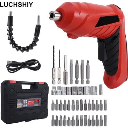 Mini Electric Drills Cordless Screwdrivers Rechargeable Lithium Battery 3.6V Cordless Electric Screwdriver Household Power Tools
