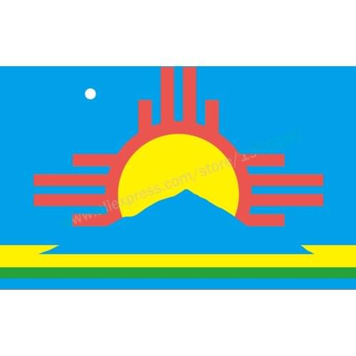 New Mexico Roswell Flag 3 x 5 FT 90 x 150 cm USA States City Flags Banners America