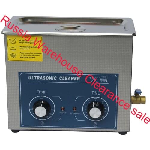 Hot sale AC110/220v 180W heater&timer Ultrasonic cleaner bath 6.0L 40KHZ electronic parts